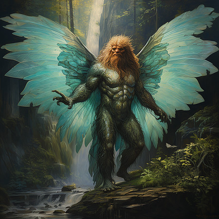 empr80_a_Sasquatch_with_butterfly_wings_91c60ebe-4d42-487e-a13b-c10843d71df8